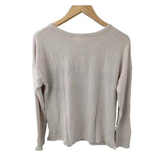 Anthropologie Ella Mara Hacci Striped Cream Crewneck Sweater NWT Size M - Picture 3 of 8